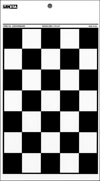 Form 10A Leneta Checkerboard Chart